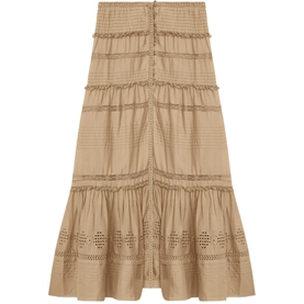 Isabel Marant Etoile Dusta Nederdel, Light Khaki